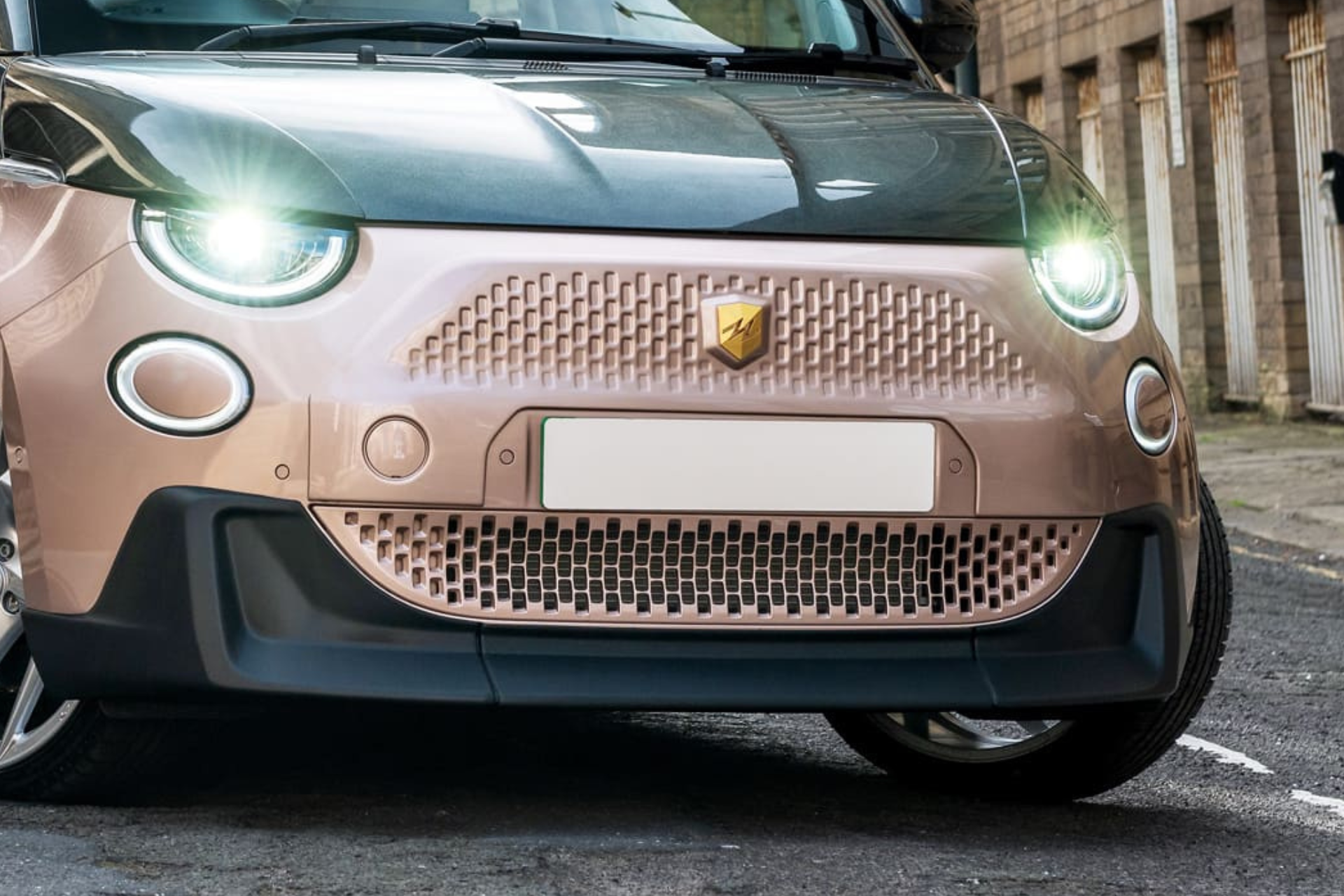 Designio Fiat 500e exterior