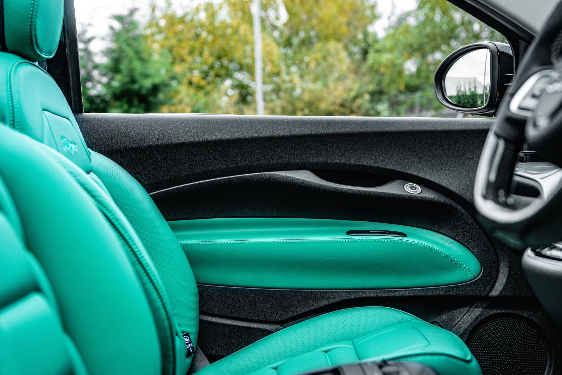 Designio Fiat 500e interior