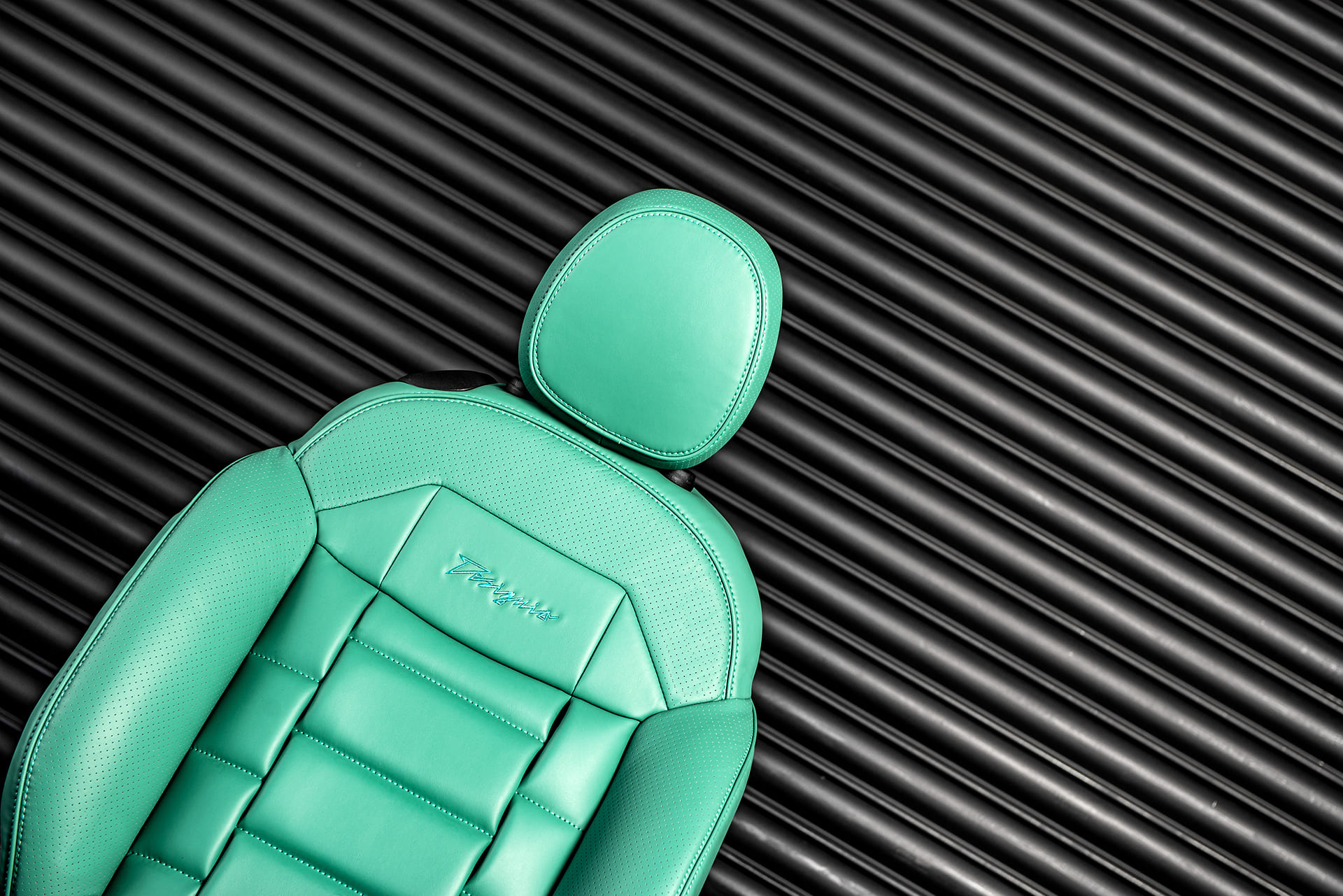 Designio Fiat 500e seat detail